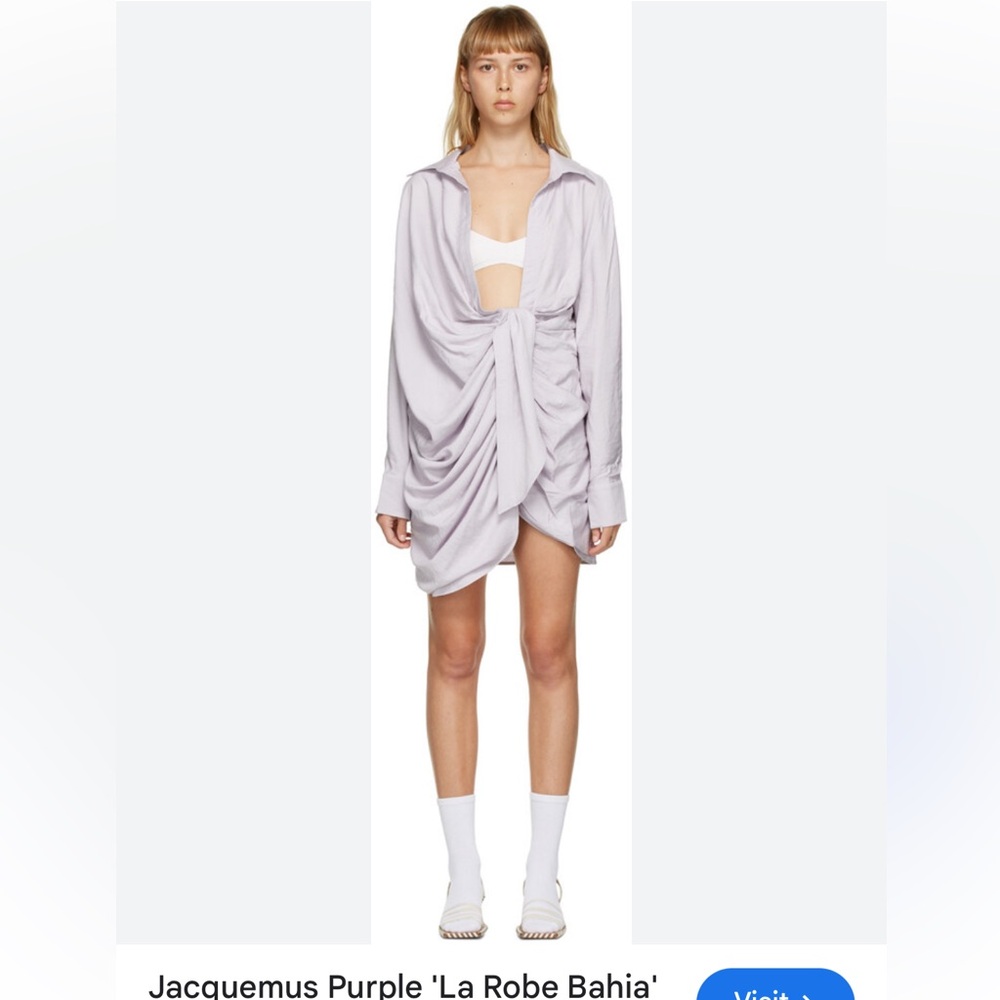 💜 Jacquemus Purple 'La Robe Bahia' Dress 💜